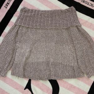 Off Shoulder Sweater